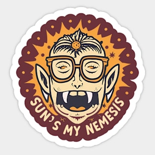 Sun's My Nemesis Sticker